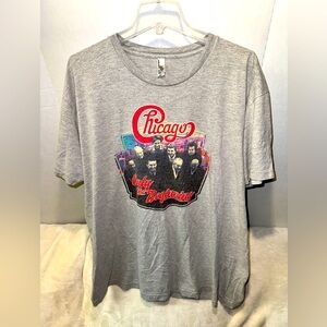 Chicago Only The Beginning Concert Tour T-Shirt American Apparel Adult Size 2XL